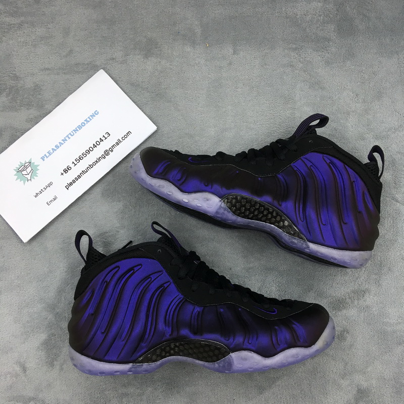 Authentic Nike Foamposite One Eggplant